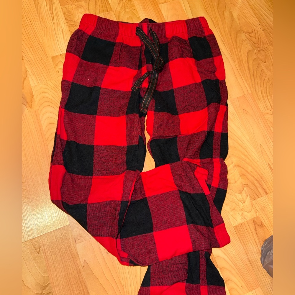 Old Navy Red and Black Plaid Pajama Pants